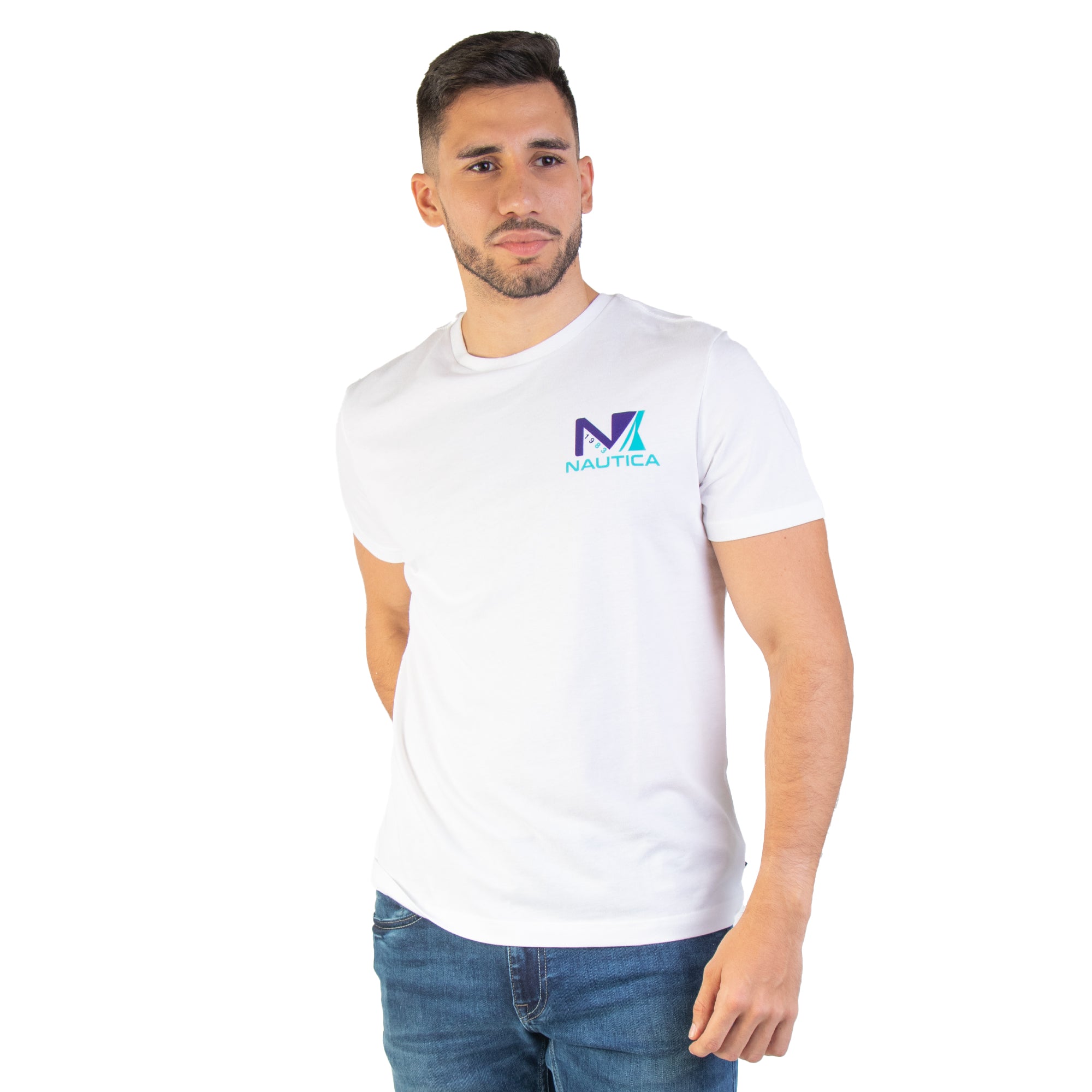 t-shirt-nautica-manga-corta-liso-p-caballeros