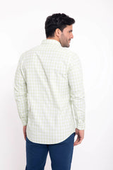 Camisa Oscar Mangas Larga Cuadros P/ Caballeros B23WVN080-61-LM