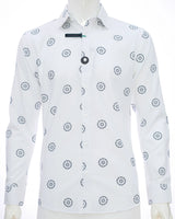 Camisa Carven Mangas Largas Cv-e01-132f-wh para Caballeros