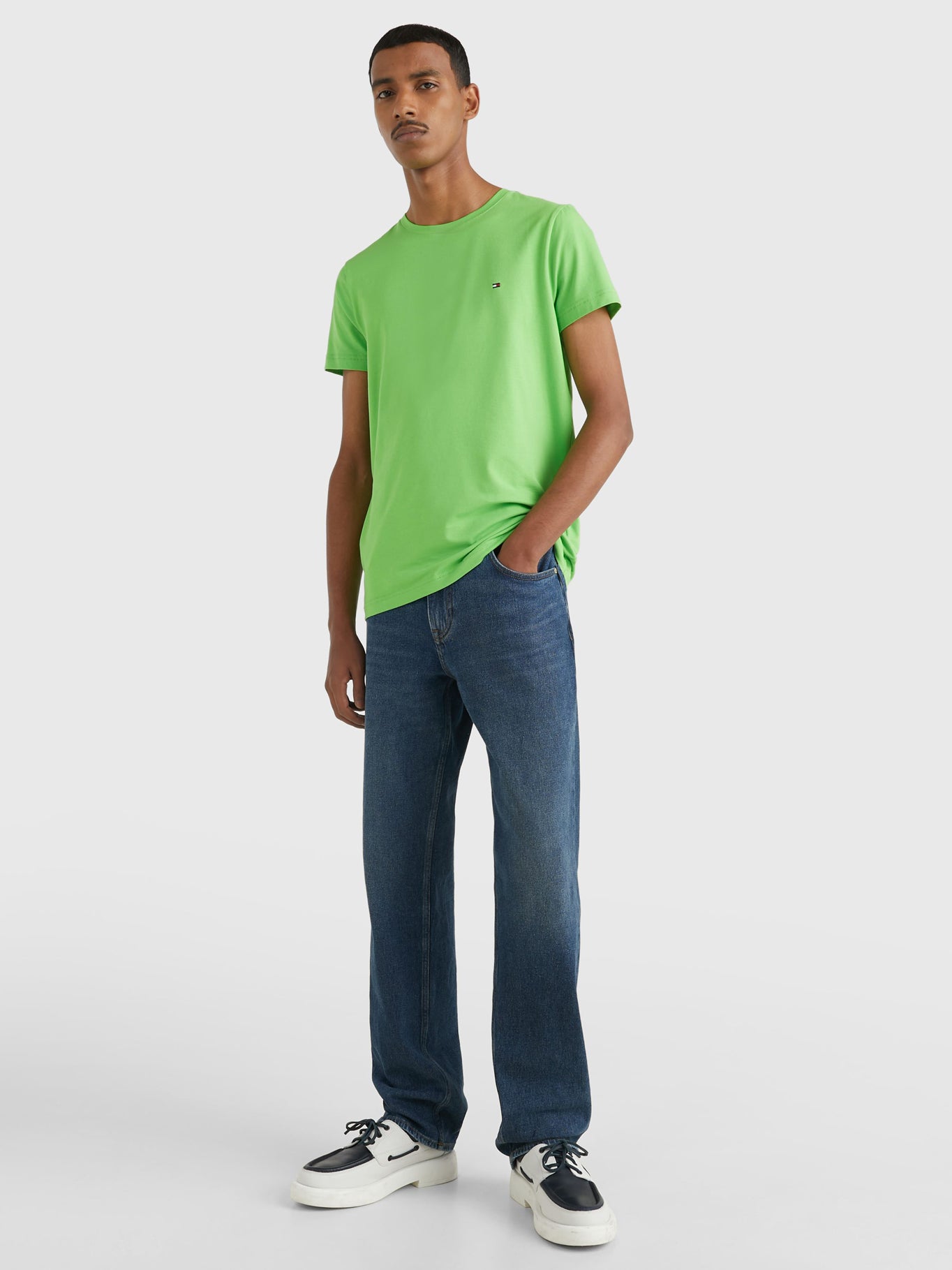 camiseta-tommy-hilfiger-manga-corta-liso-p-caball